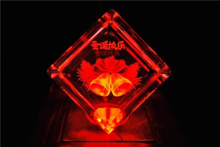 3D Laser Engraving Crystal Craft