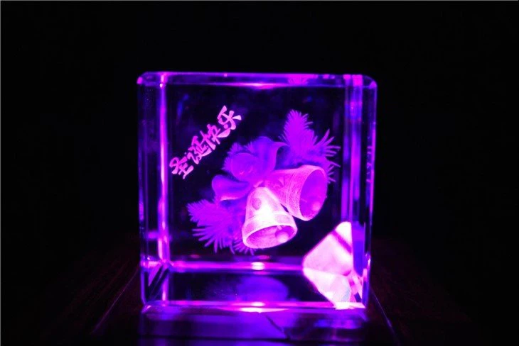 3D Laser Engraving Crystal Craft