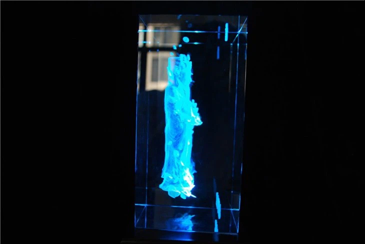 3D Laser Etching Glass