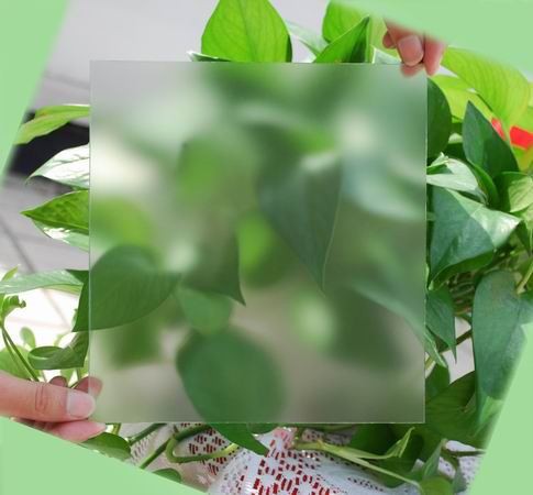 Frosted Glass Done With YK Glass Frosting Powder