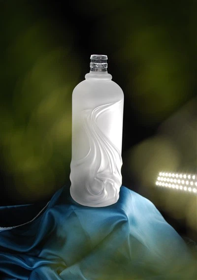 Satin Effect Glass Spirit Bottle